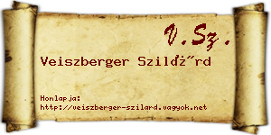 Veiszberger Szilárd névjegykártya